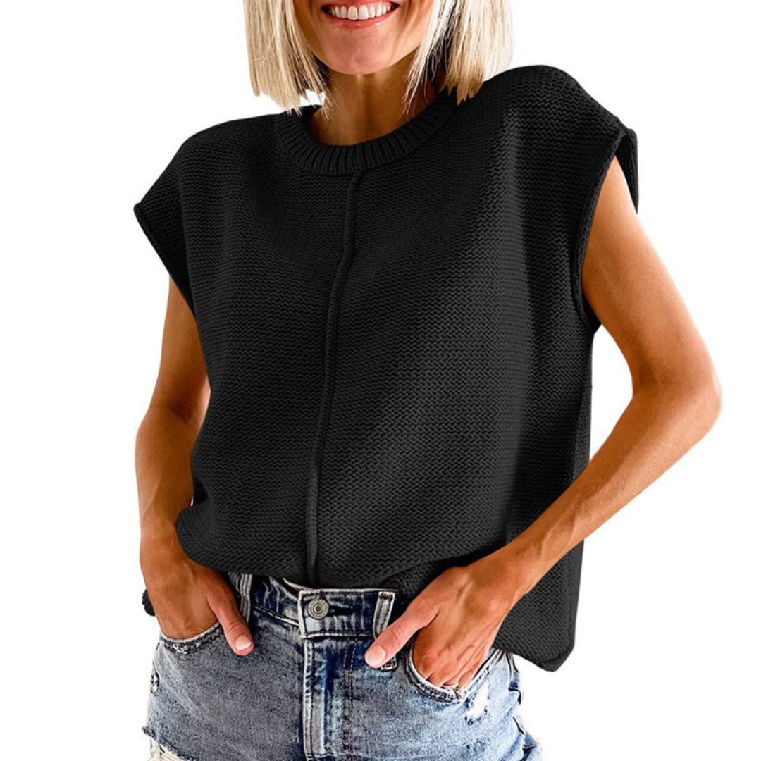 MAISIE™ - Casual Minimalist Crewneck Sleeveless Top
